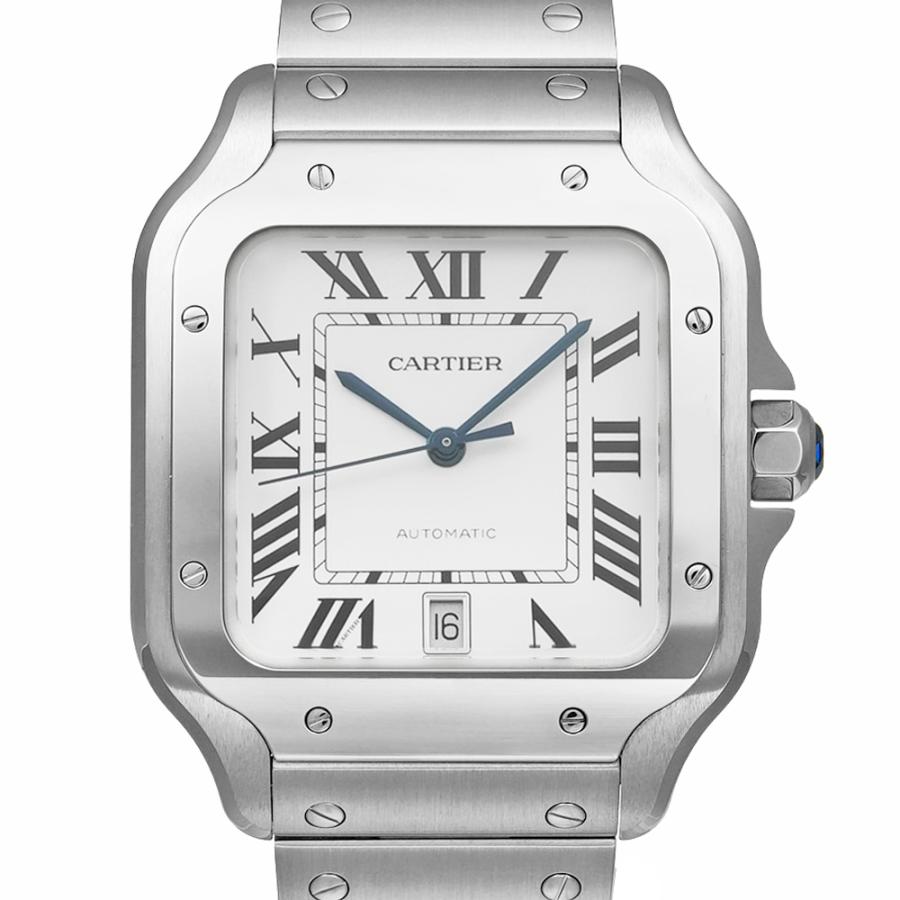 サントス ドゥ カルティエ LM 箱・2026年3月保証書付き Ref.WSSA0018 中古品 メンズ 腕時計 | Cartier