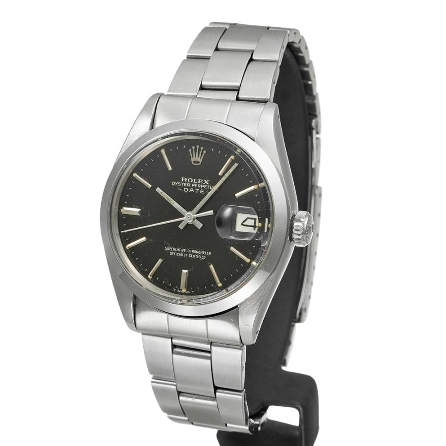 ROLEX オイスターパーペチュアルデイト ブラックミラー 1971年頃製造 Ref.1500 アンティーク品 メンズ 腕時計 | ROLEX | 02