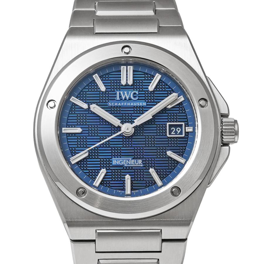 未使用品 箱・2026年4月保証書付き IWC インヂュニア オートマティック 40 Ref.IW328907 ブルー メンズ 腕時計 | IWC SCHAFFHAUSEN