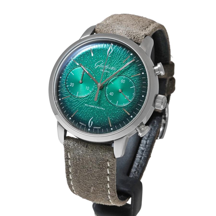 箱・国内正規保証書付き Glashutte Original シックスティーズ クロノ アニュアルエディション Ref.1-39-34-05-22-04 中古品 メンズ 腕時計 |  | 01