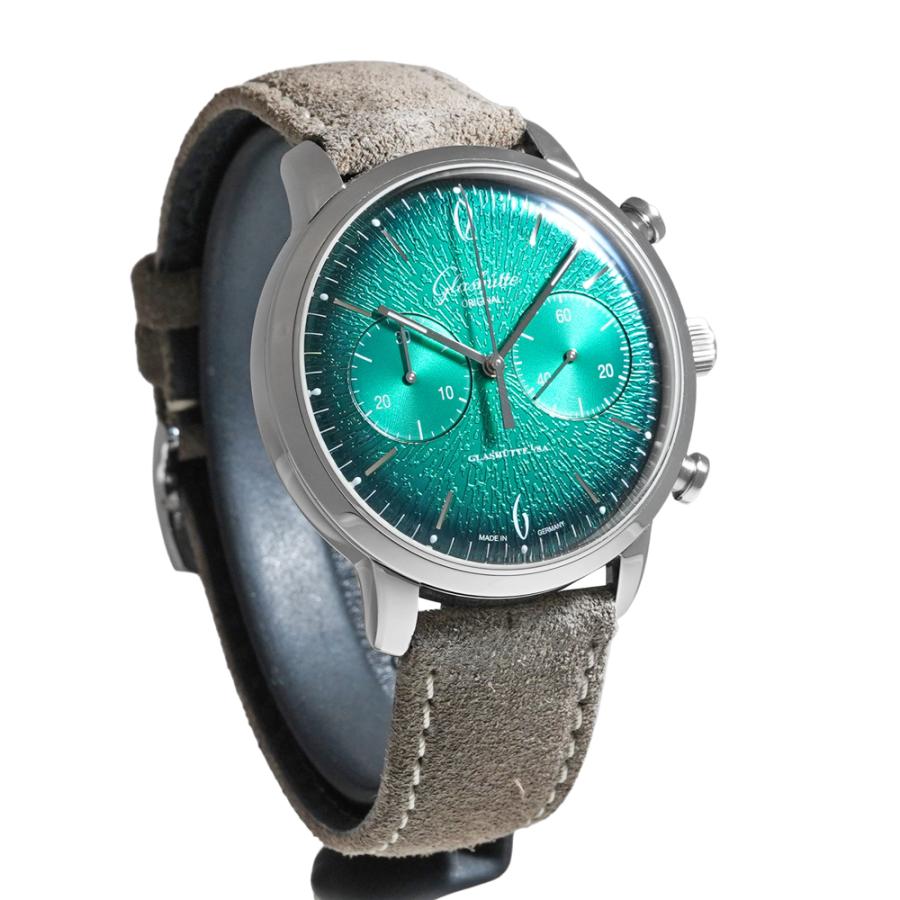 箱・国内正規保証書付き Glashutte Original シックスティーズ クロノ アニュアルエディション Ref.1-39-34-05-22-04 中古品 メンズ 腕時計 |  | 02