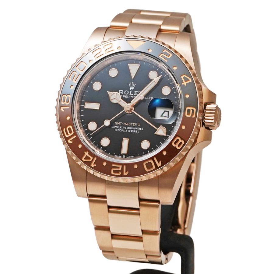 ルートビア 箱・2025年保証書付き ROLEX GMTマスター2  Ref.126715CHNR 中古品 ブラック メンズ 腕時計 | ROLEX | 01