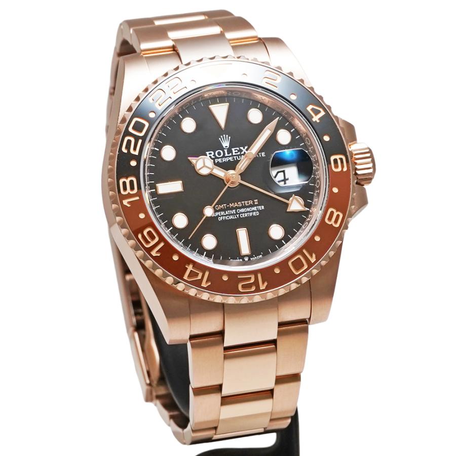 ルートビア 箱・2025年保証書付き ROLEX GMTマスター2  Ref.126715CHNR 中古品 ブラック メンズ 腕時計 | ROLEX | 02
