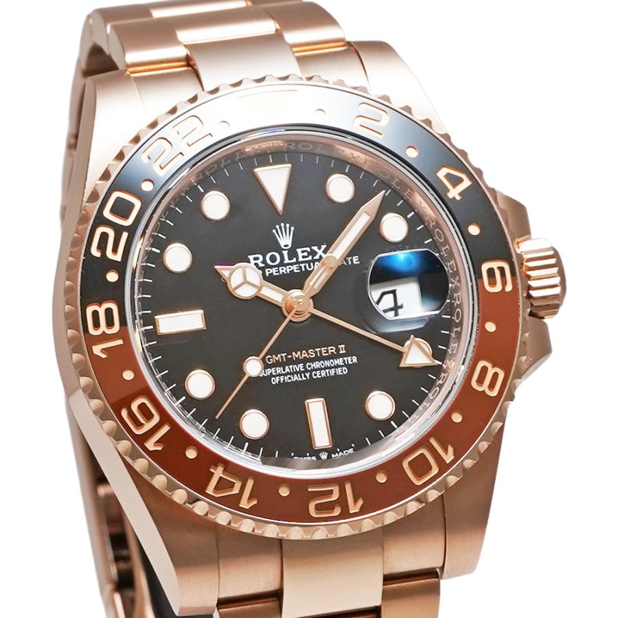 ルートビア 箱・2025年保証書付き ROLEX GMTマスター2  Ref.126715CHNR 中古品 ブラック メンズ 腕時計 | ROLEX | 04