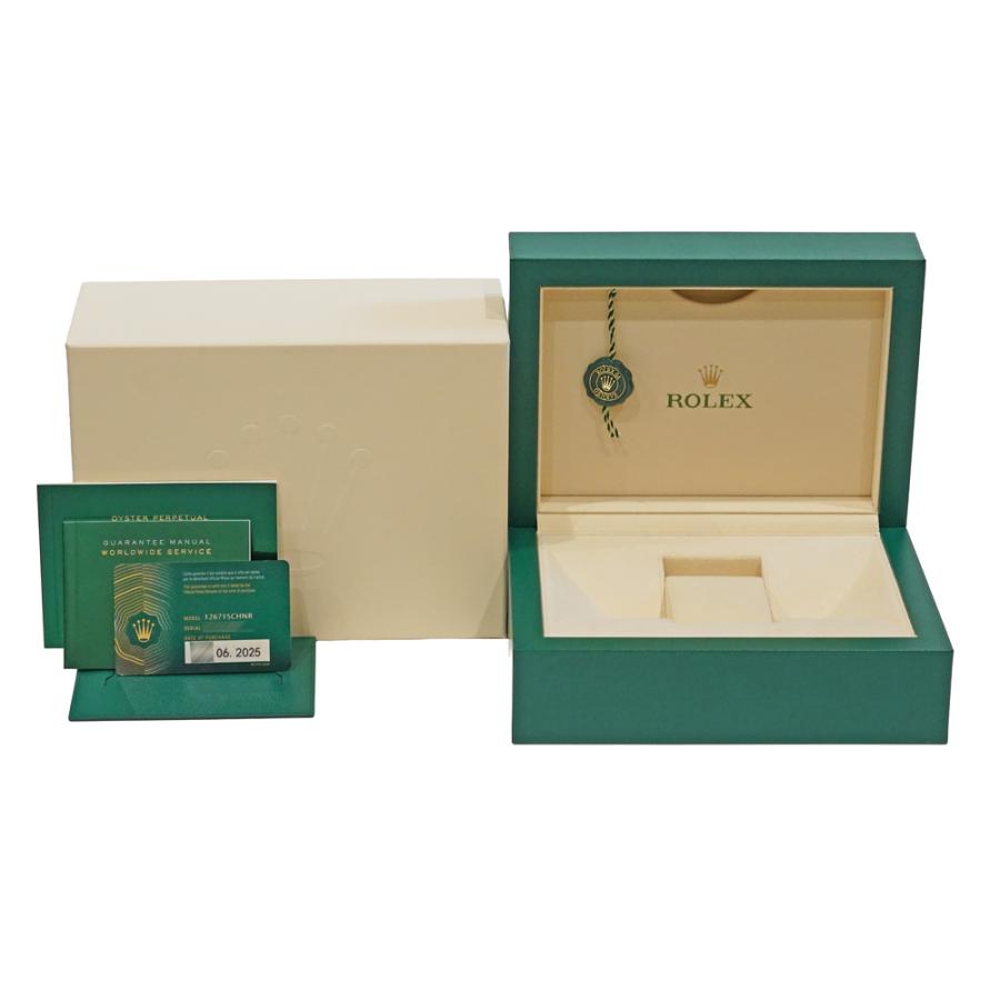 ルートビア 箱・2025年保証書付き ROLEX GMTマスター2  Ref.126715CHNR 中古品 ブラック メンズ 腕時計 | ROLEX | 05