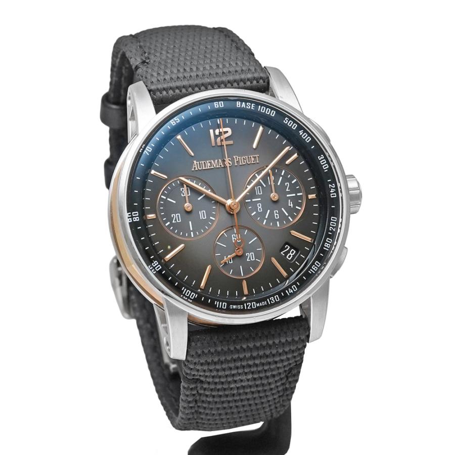 箱・保証書付き AUDEMARS PIGUET CODE11.59 バイ オーデマピゲ クロノグラフ Ref.26393CR.OO.A002CR.01 中古品 グレー メンズ 腕時計 | AUDEMARS PIGUET | 02