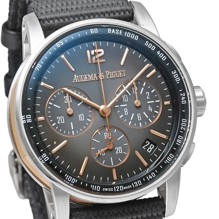 箱・保証書付き AUDEMARS PIGUET CODE11.59 バイ オーデマピゲ クロノグラフ Ref.26393CR.OO.A002CR.01 中古品 グレー メンズ 腕時計 | AUDEMARS PIGUET | 06