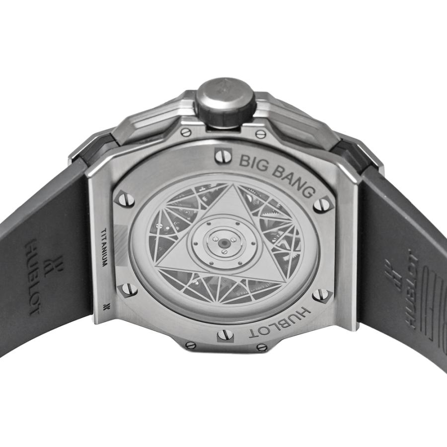 箱・e-warranty付き HUBLOT ビッグバン サンブルー２ チタニウムパヴェ Ref.418.NX.5107.RX.1604.MXM20 中古品 マットブルー メンズ 腕時計 | HUBLOT | 03