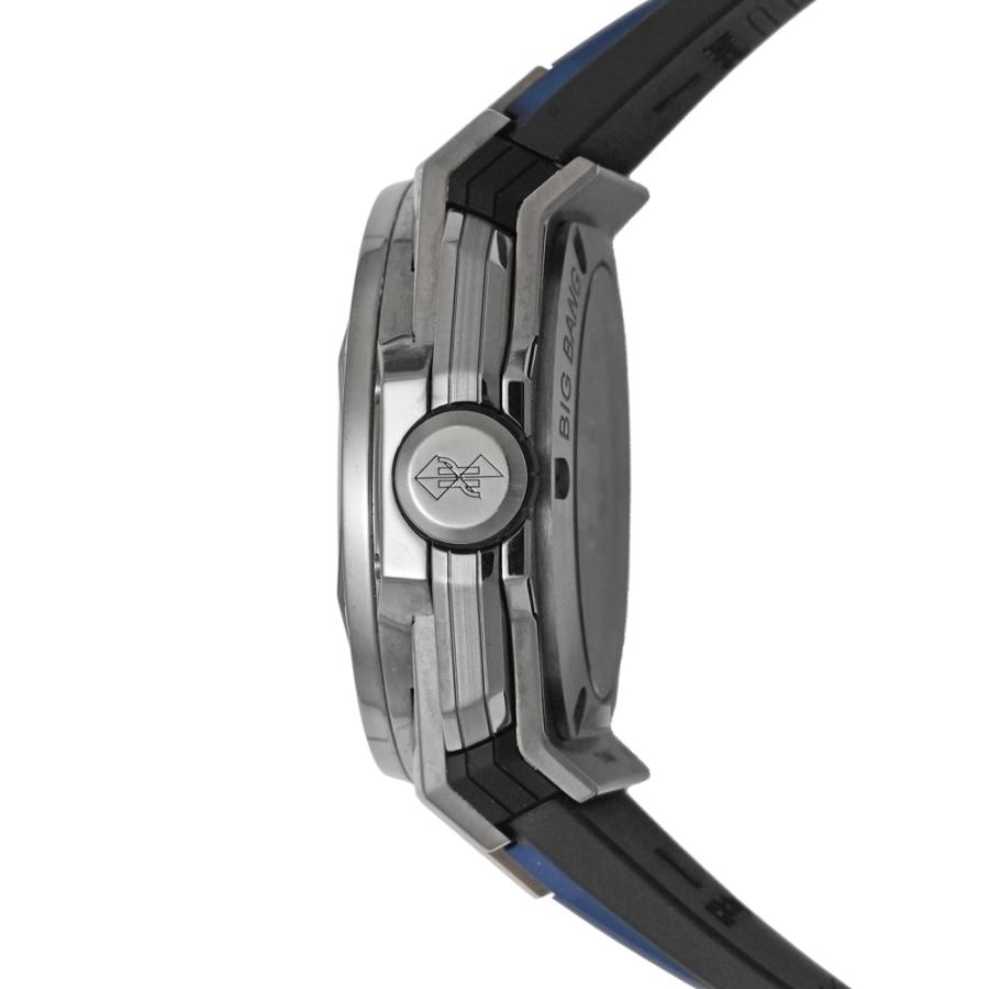 箱・e-warranty付き HUBLOT ビッグバン サンブルー２ チタニウムパヴェ Ref.418.NX.5107.RX.1604.MXM20 中古品 マットブルー メンズ 腕時計 | HUBLOT | 04
