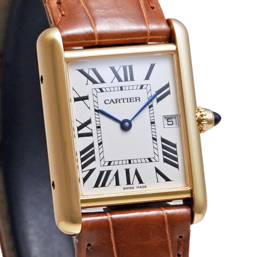内箱・保証書付き Cartier タンクルイ LM Cartier Ref.W1529756 中古品 アイボリー メンズ 腕時計 | Cartier | 04