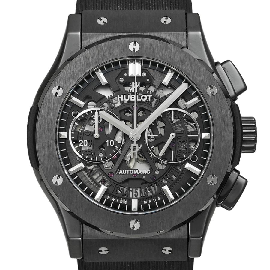 アエロ フュージョン クロノグラフ ブラックマジック Ref.525.CM.0170.RX 中古品 メンズ 腕時計 | HUBLOT