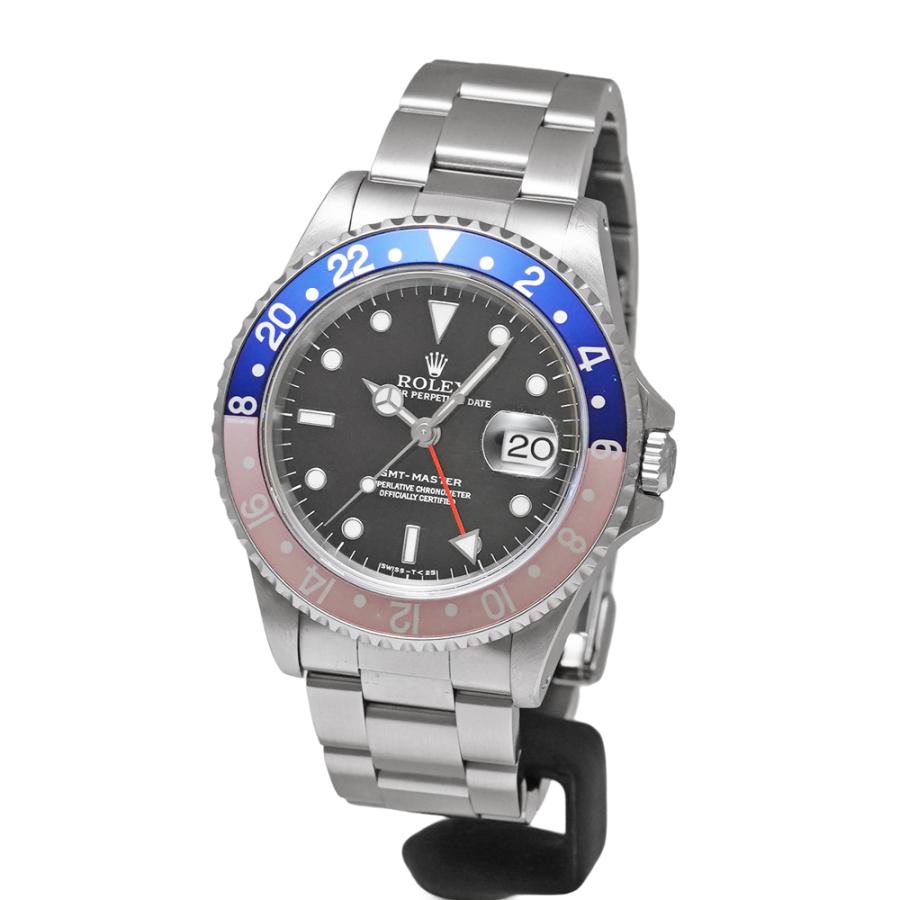 箱・保証書付き ペプシ 青赤ベゼル U番 ROLEX GMTマスター Ref.16700 中古品  ブラック メンズ 腕時計 | ROLEX | 01