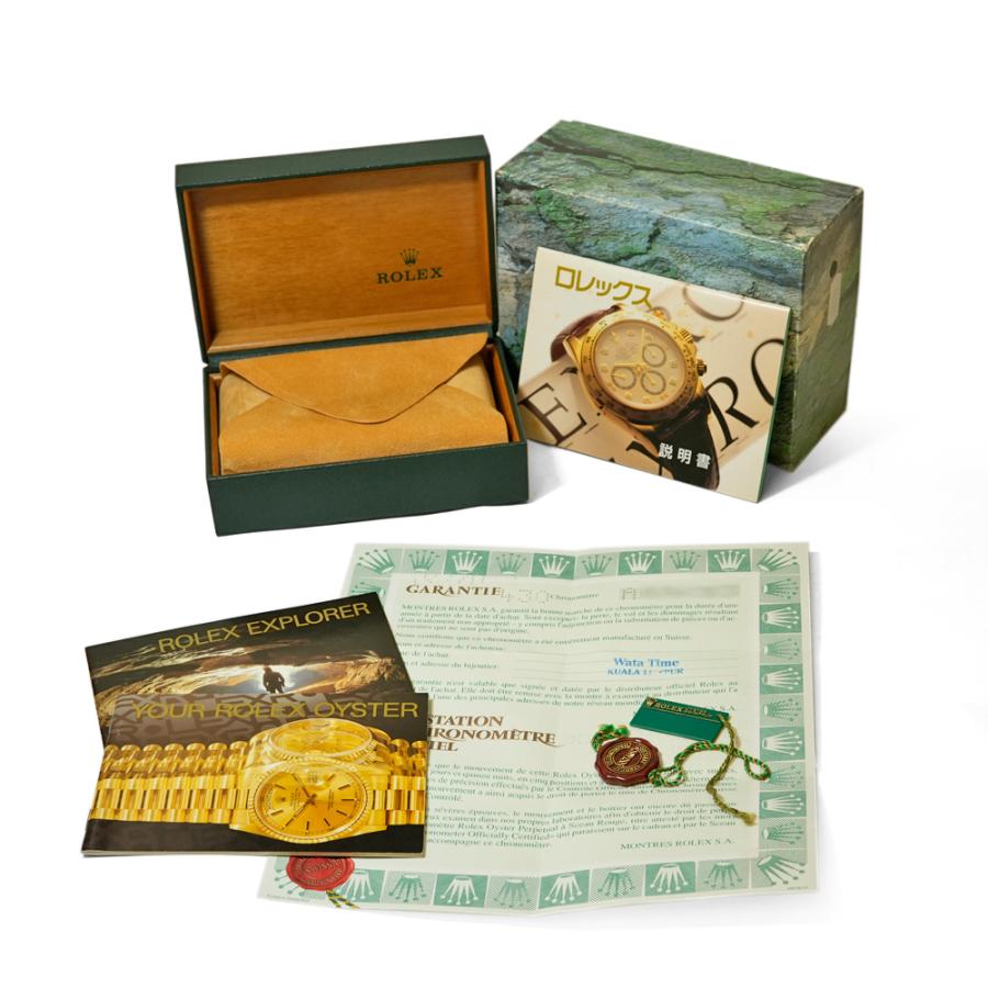 ROLEX ロレックス エクスプローラー1 A番 1998年〜1999年製造 箱保証書  