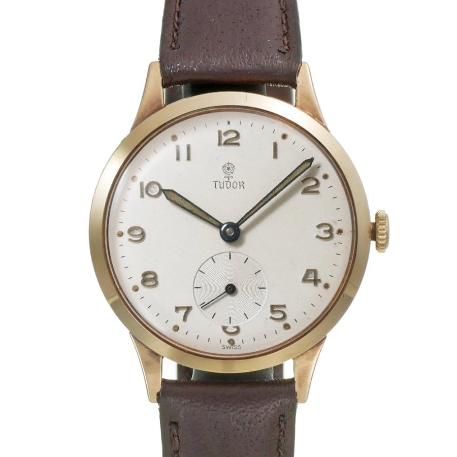 TUDOR 1940年代 ラウンド 小バラ アンティーク品 メンズ 腕時計  