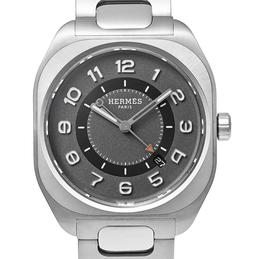 HERMES エルメス H08 チタンブレスレット Ref.SP1.741.330 グレー 中古 