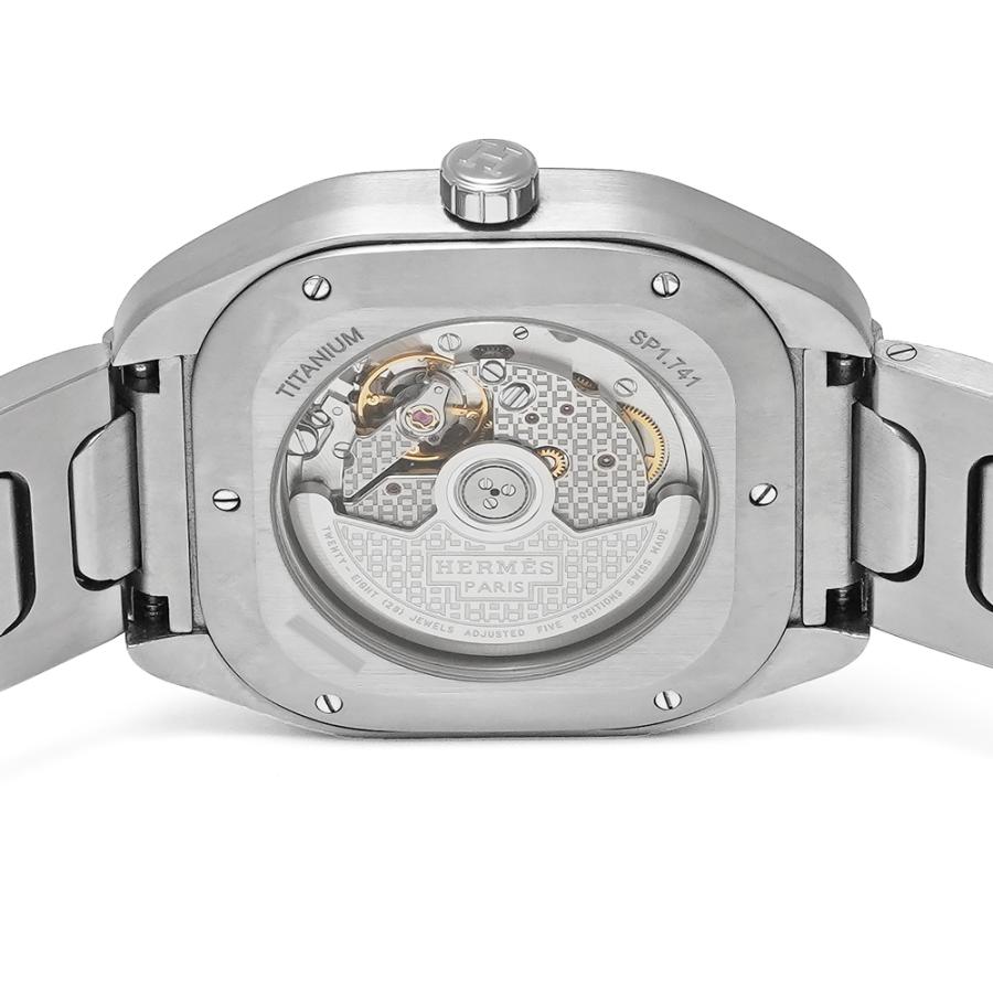 HERMES エルメス H08 チタンブレスレット Ref.SP1.741.330 グレー 中古 