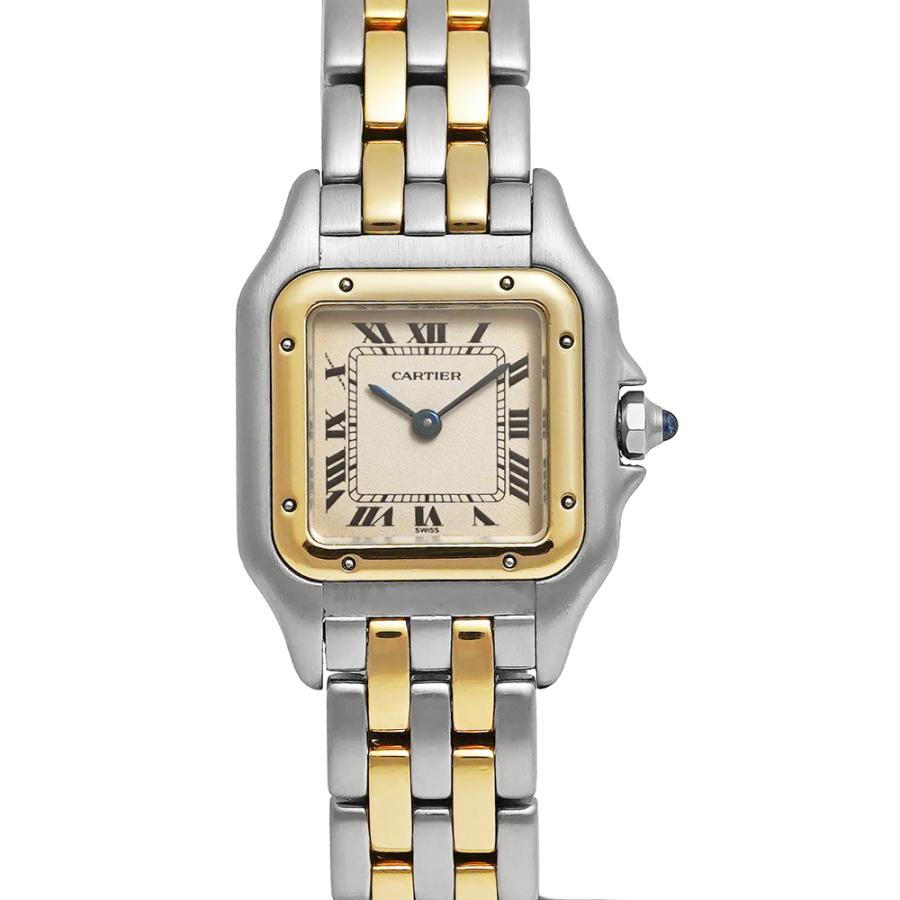 Cartier 箱保証書付き パンテール SM 2ロウ Ref.84083242 アイボリー  