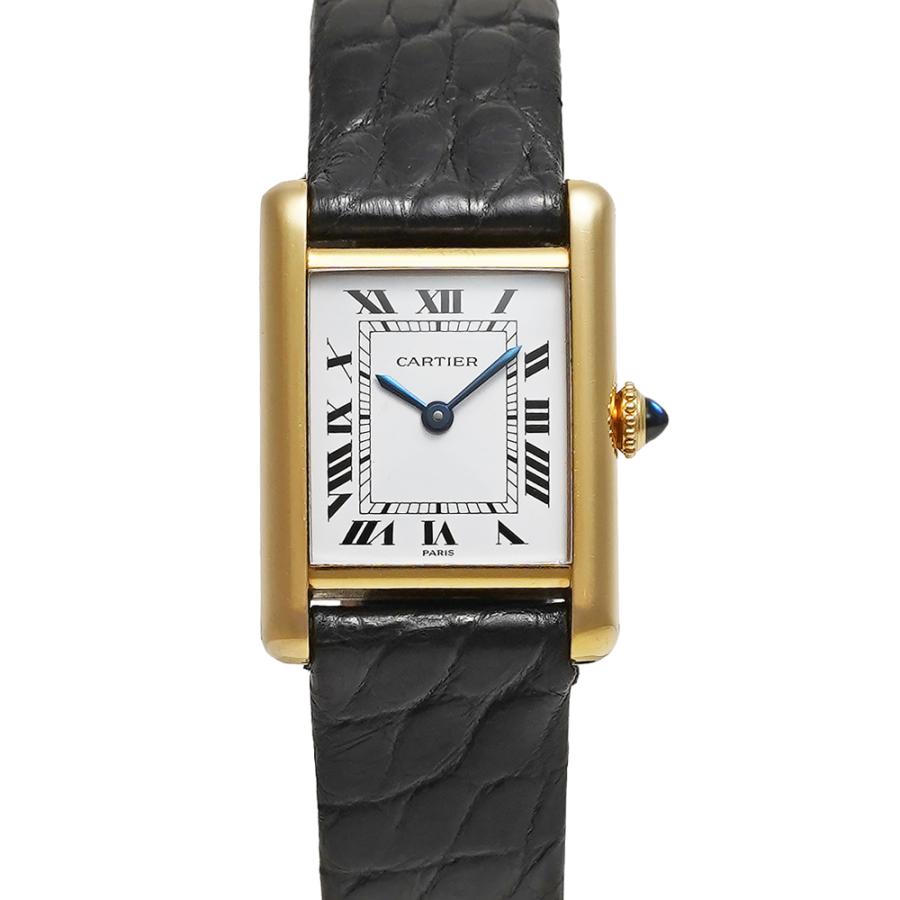 Cartier タンク ルイ SM PARISダイヤル Ref.78087 ホワイト アンティーク品 レディース 腕時計 Cartier（カルティエ） タンク ルイ SM PARISダイヤル Ref.78087