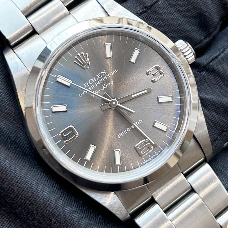 美品！ロレックス ROLEX エアキング 14000 D番 トケマー:ROLEX ロレックス エアキング 14000 U番(1998年) OH・外装