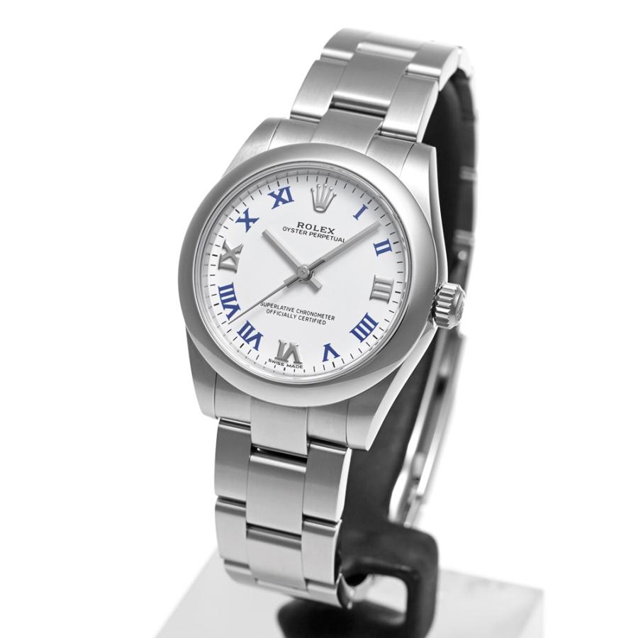 オイスターパーペチュアル Ref.177200 ホワイト ローマンインデックス 中古品 ユニセックス 腕時計｜moonphase｜02
