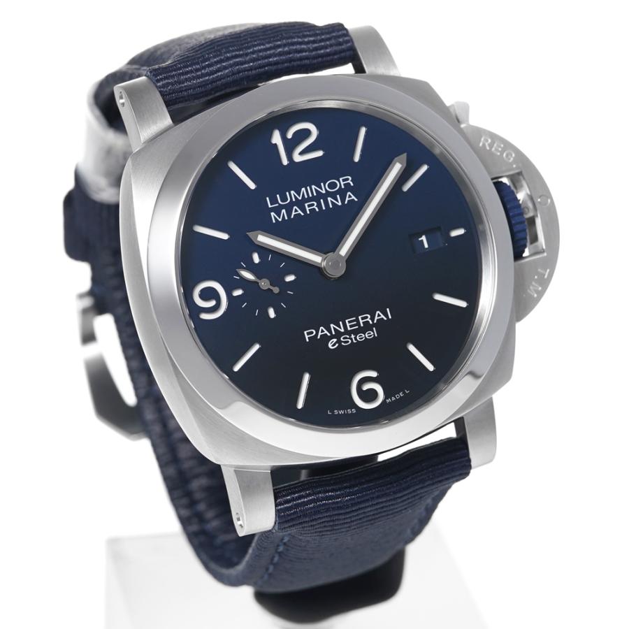 ルミノール マリーナ eSteel Blu Profondo Ref.PAM01157 未使用品 メンズ 腕時計｜moonphase｜03