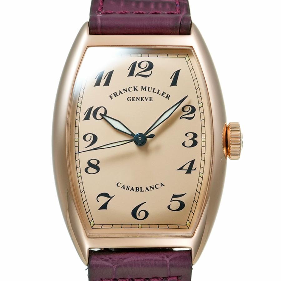 フランクミュラー5850 カサブランカ自動巻きメンズ腕時計革ベルト