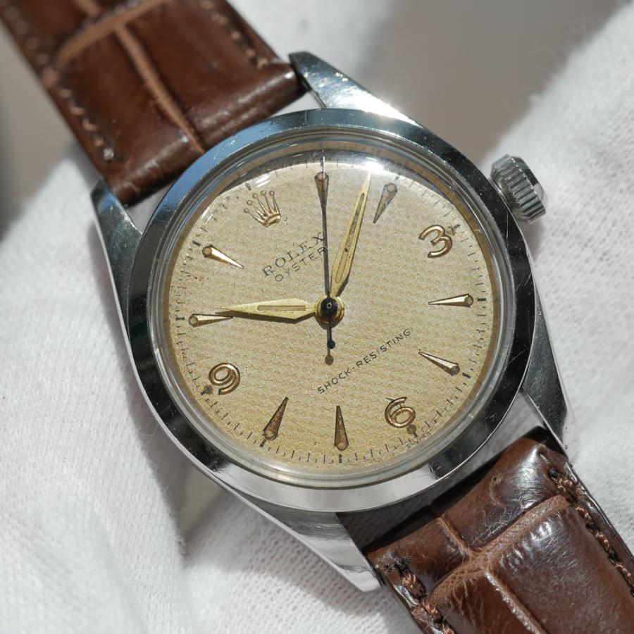ROLEX（ロレックス） 1953年頃 ワッフルダイヤル オイスター Ref.6244