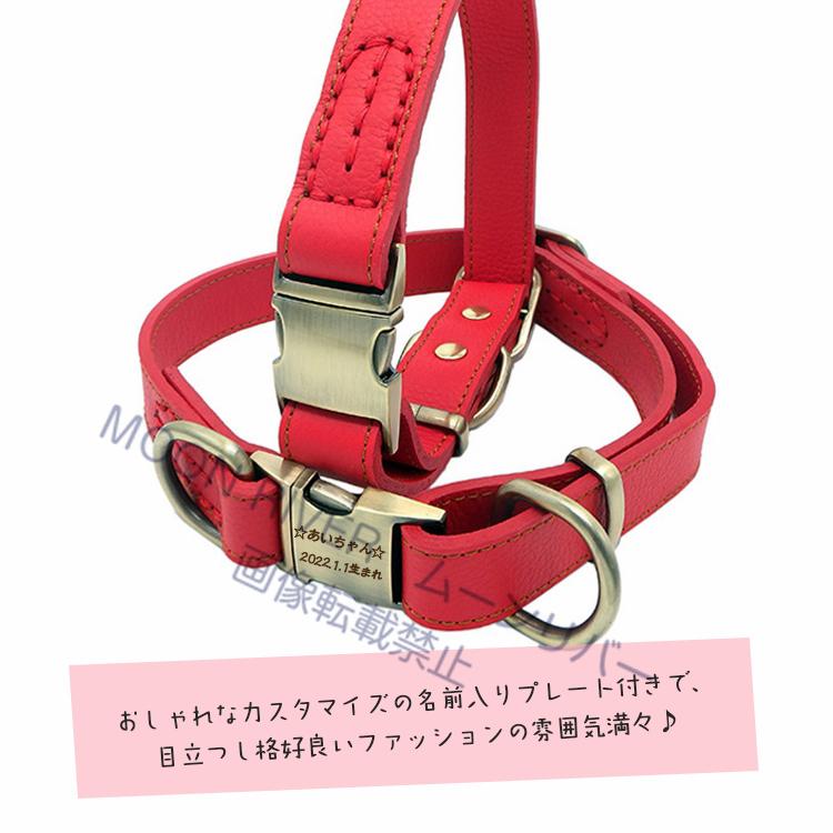 レザー首輪 犬 革 名前入り 名入れ 首輪 本革 柔らかい おすすめ