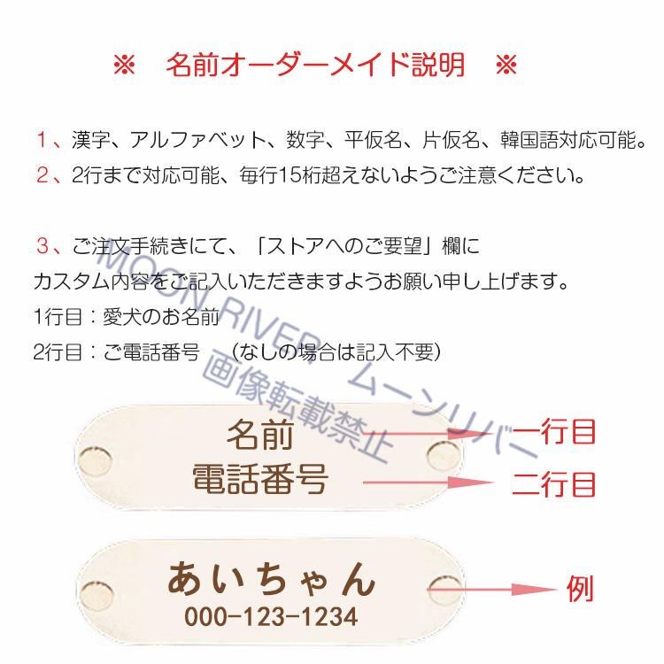 犬用 首輪 リードセット 名前入り 首輪リード 2点キット ズック首輪