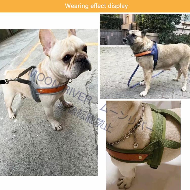 犬 胴輪 ハーネス 本革レザー ズック 夏用 軽量 おしゃれ おすすめ