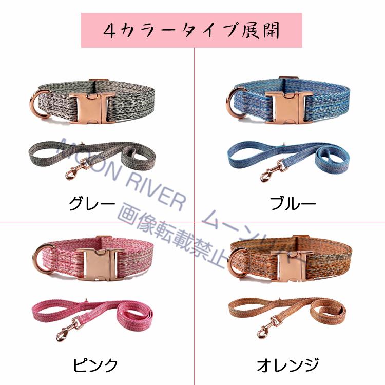 首輪 リード 名入れ 犬 名前入り 犬用 2点セット ネーム入れ 迷子札