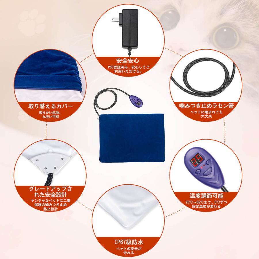 Ikuma ペット用ホットカーペット ヒーターマット 防寒 犬 猫 中小型 あったか ペットヒーター 寒さ対策 暖房器具 過熱防止 ソフト Ik 4030 Ik 4030 Keynice Avatool公式ショップ 通販 Yahoo ショッピング