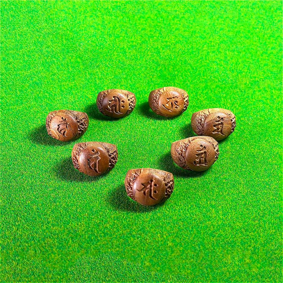 木製の梵字リング（マン）　卯（う）年生まれ |  | 03