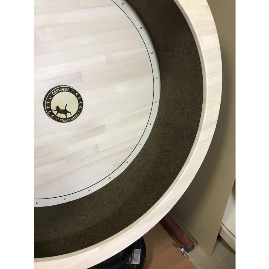 【静音構造・組立済・設場所まで運搬・開梱】家具調のセンターシャフト式（片側支持式）キャットホイール（外径890ｍｍ）受注生産品（新潟から生産直送） |  | 12