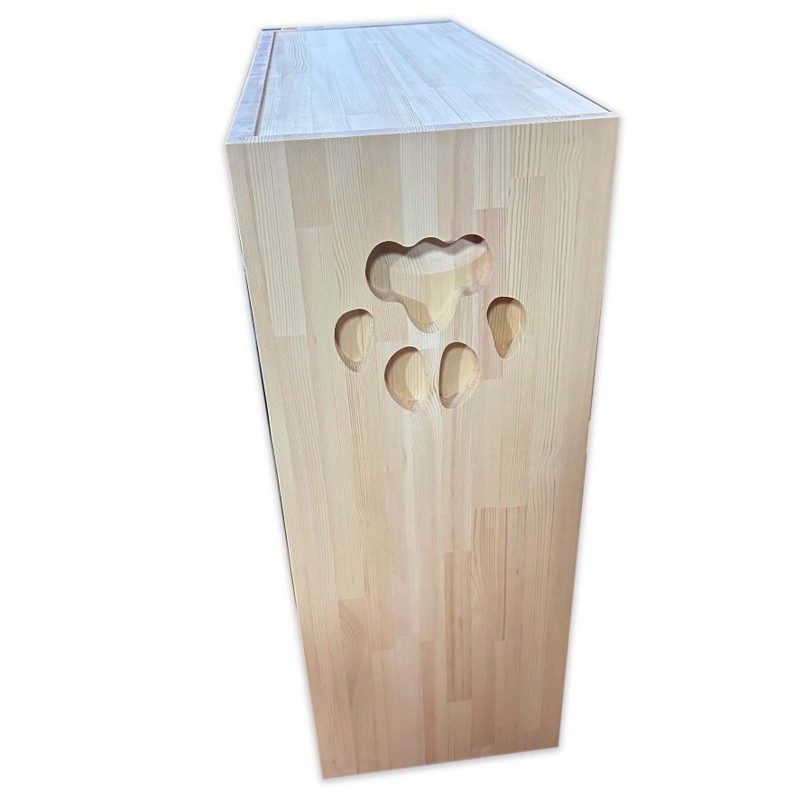 【静音構造・組立済・設場所まで運搬・開梱】家具調のセンターシャフト式（片側支持式）キャットホイール（外径890ｍｍ）受注生産品（新潟から生産直送） |  | 02