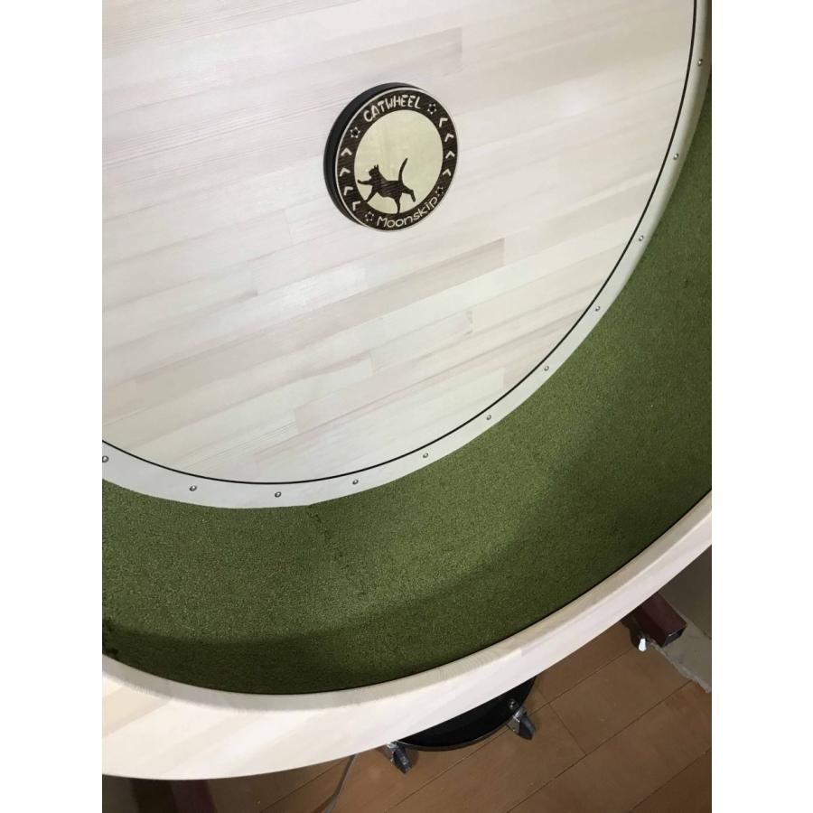 【静音構造・組立済・設場所まで運搬・開梱】家具調のセンターシャフト式（片側支持式）キャットホイール（外径890ｍｍ）受注生産品（新潟から生産直送） |  | 04