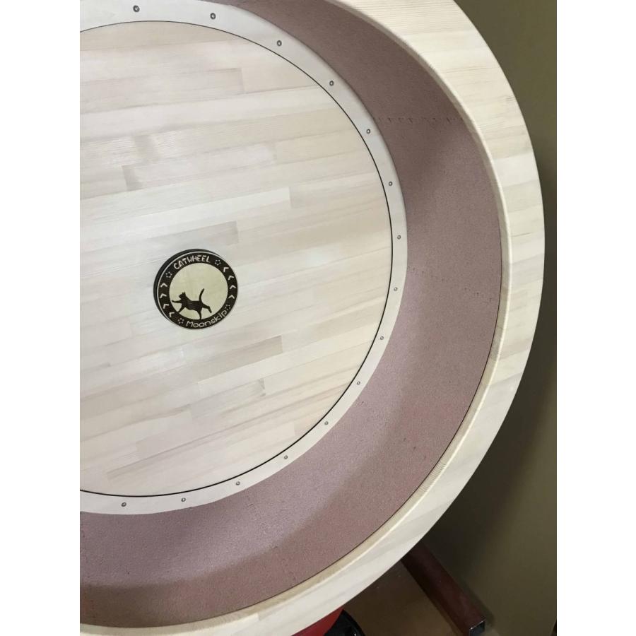 【静音構造・組立済・設場所まで運搬・開梱】家具調のセンターシャフト式（片側支持式）キャットホイール（外径890ｍｍ）受注生産品（新潟から生産直送） |  | 06