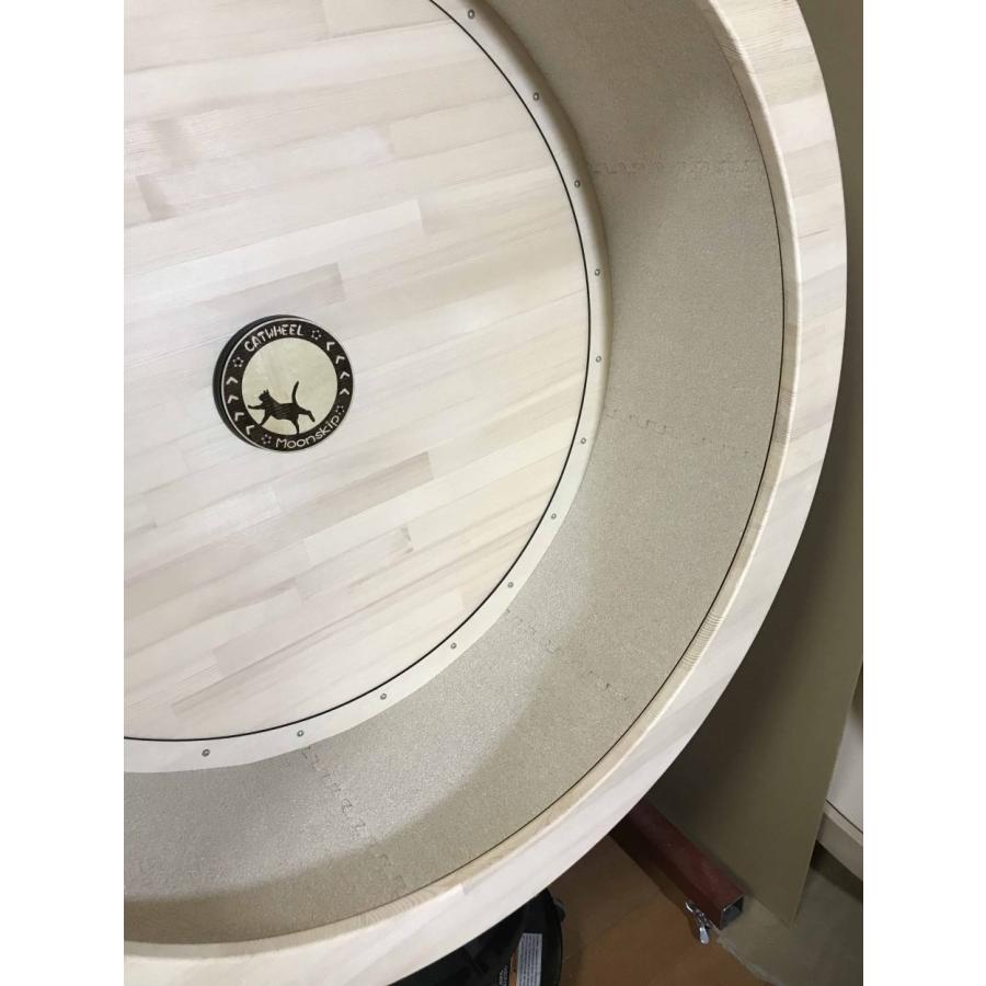 【静音構造・組立済・設場所まで運搬・開梱】家具調のセンターシャフト式（片側支持式）キャットホイール（外径890ｍｍ）受注生産品（新潟から生産直送） |  | 08