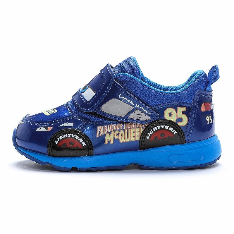 Disney ディズニー カーズ スニーカー 幅広3E ライトニング