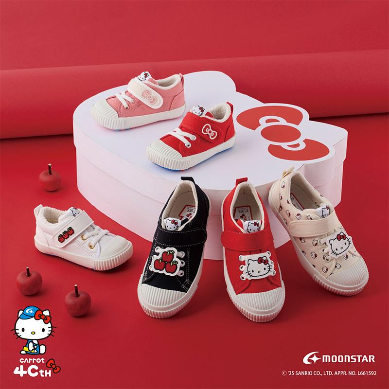 CARROT ムーンスター キャロット ハローキティ コラボ スニーカー 子供
