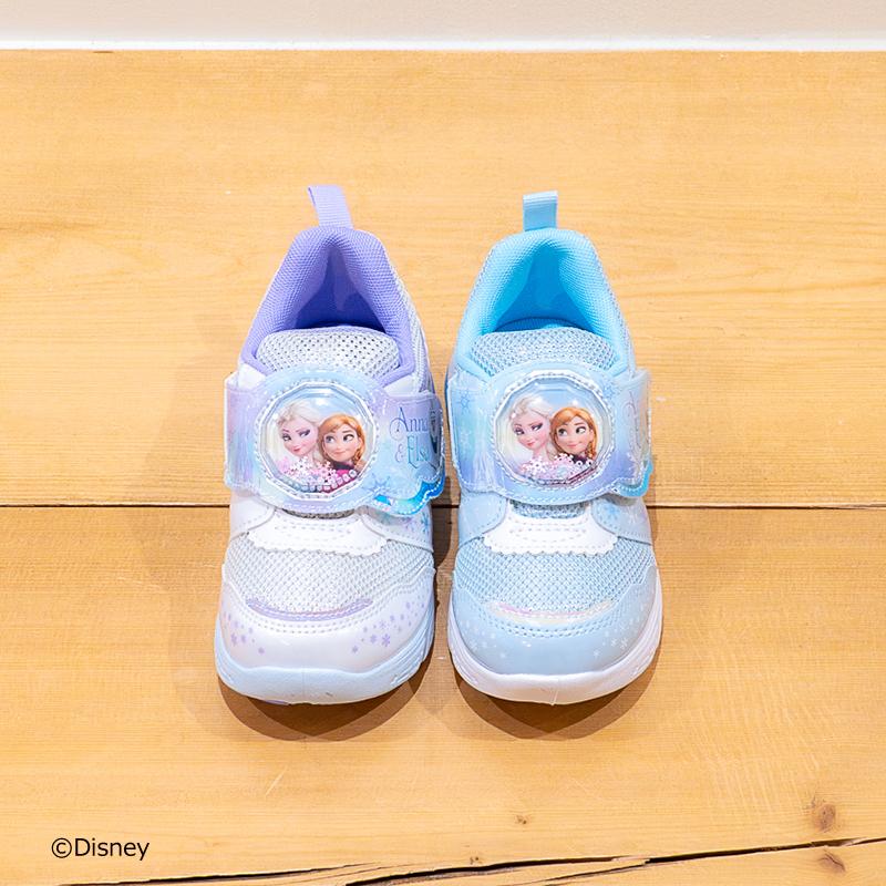 アナと雪の女王 ディズニー アナ エルサ 光る スニーカー 子供靴