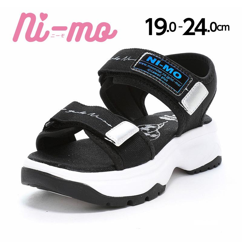 Ni-mo ムーンスター ニーモ 厚底 サンダル 子供靴 ジュニア サマー