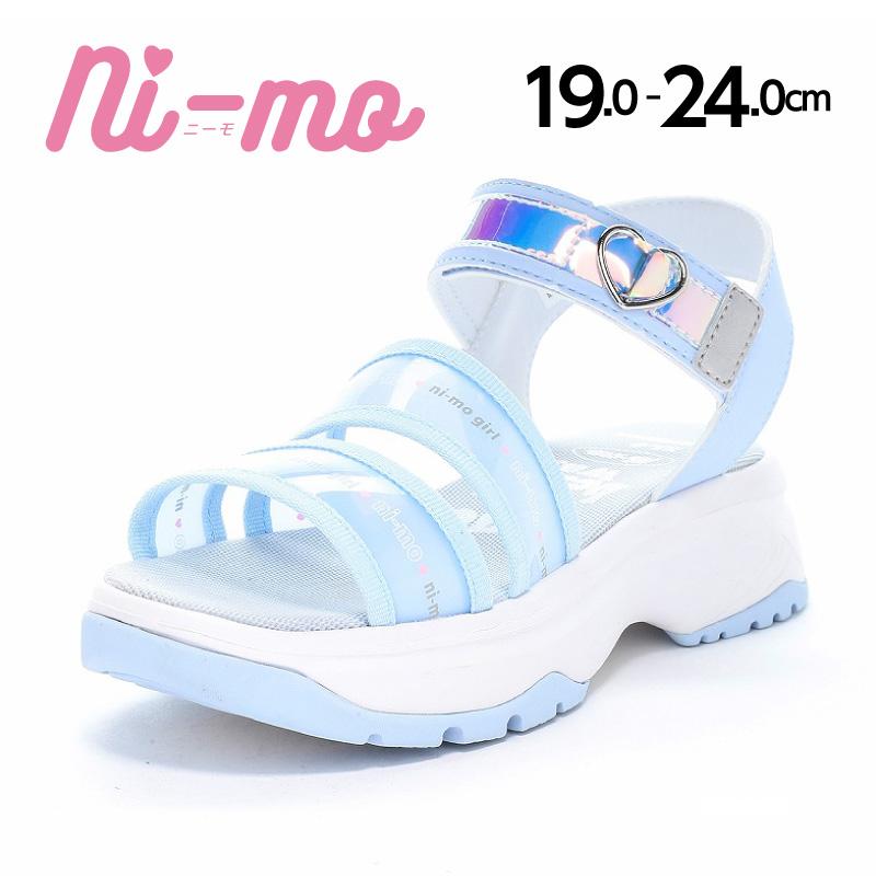 Ni-mo ムーンスター ニーモ 厚底 サンダル 子供靴 ジュニア サマー