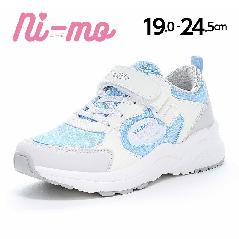 Ni-mo ムーンスター ニーモ スニーカー 厚底 軽量 子供靴 ジュニア