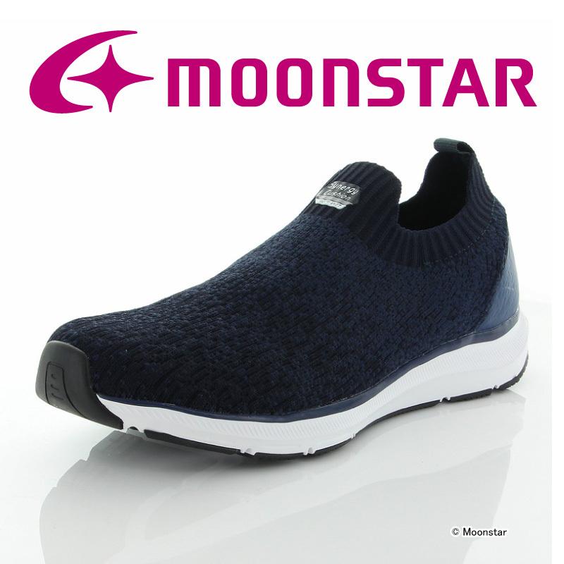 満点の ムーンスター Moonstar シナジークッション レディース スニーカー ウォーキングシューズ Sngy L07 Eネイビー 通気 抗菌防臭 幅広3e4 400円 Sarozambia Com