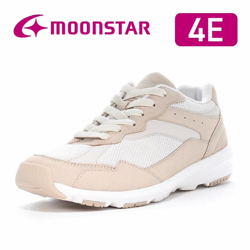 MoonStar（ムーンスター） スニーカー 軽量 幅広 4E レディース