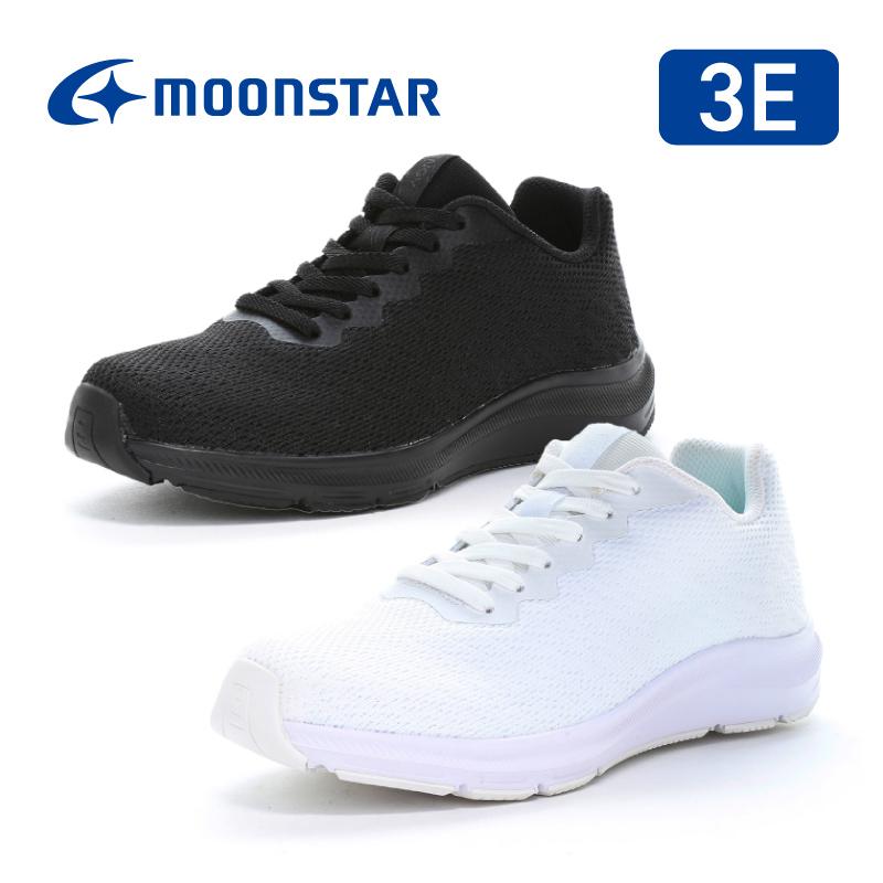 ムーンスター スニーカー 幅広 3E 軽量 メンズ レディース ウォーキング シューズ 運動靴 靴 白 黒 甲高 moonstar SNGY U21A [2026年春夏新作] 1月29日発売 百選
