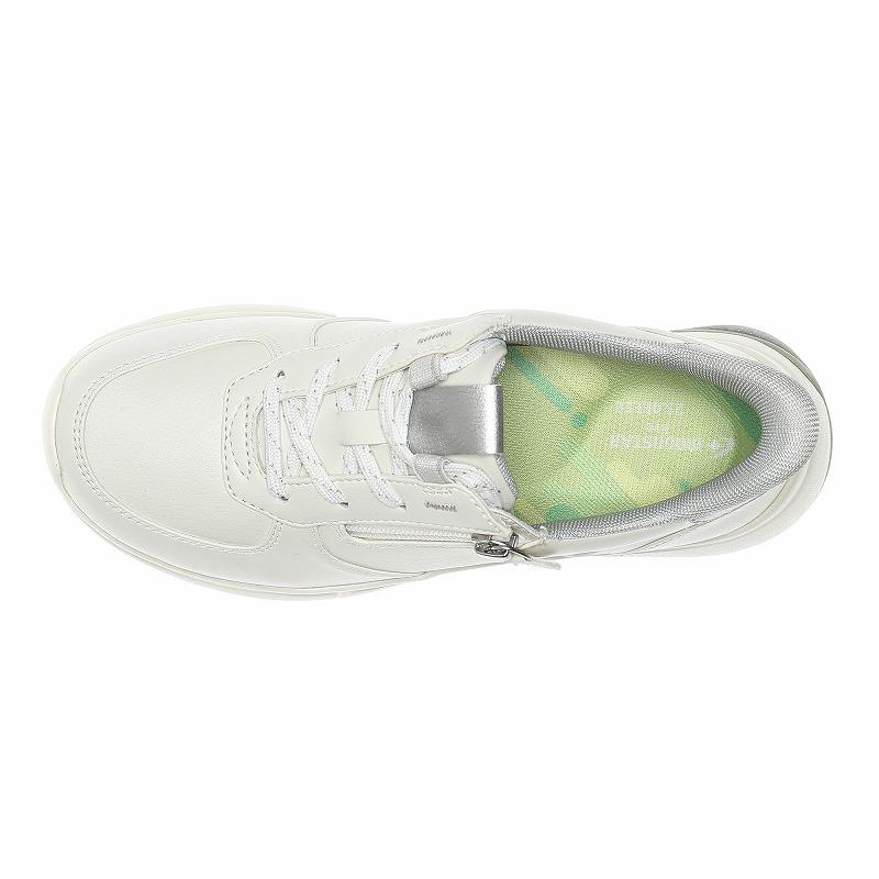 ムーンスター イブ スニーカー 幅広 4E 防滑 軽量 レディース