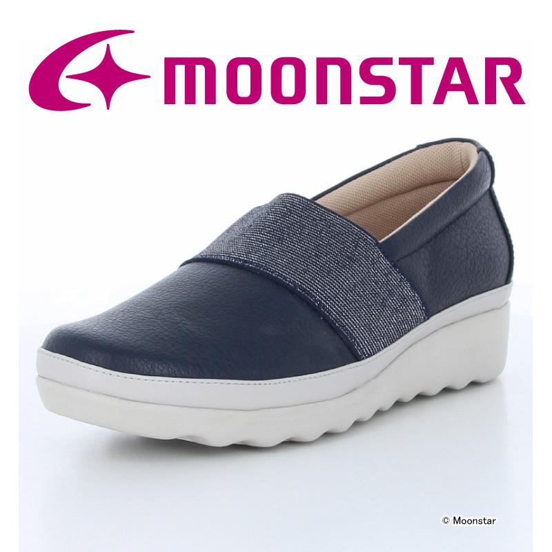 ムーンスター セール レディース コンフォートシューズ Tatto Ta 03 ネイビー Moonstar 抗菌防臭 セ再5月13日 ムーンスター 公式ショップ 通販 Paypayモール