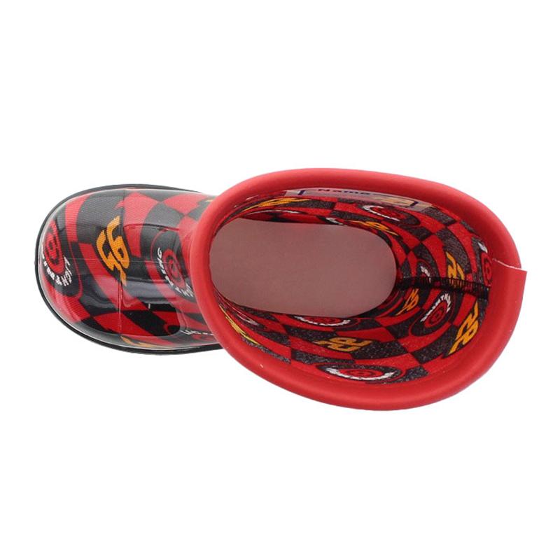 ディズニー カーズ マックィーン 長靴 レインブーツ レインシューズ 子供靴 キッズ シューズ スニーカー 男の子 防水 ムーンスター moonstar ロンプ C62 レッド | カーズ | 05